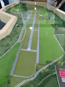 Maquete do aeroporto de Aparecida de Goiânia